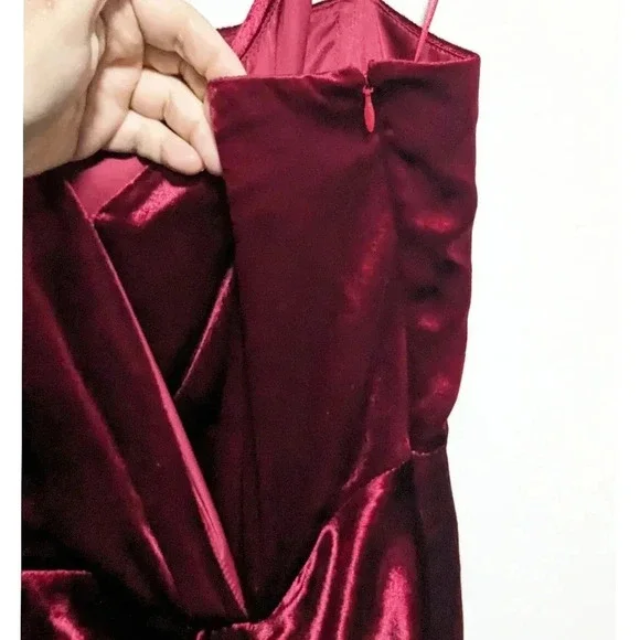 Ramy Brook Juliana Velvet Surplice Dress - Picture 6 of 9